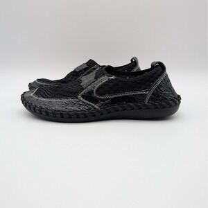 Clohoo Men's mesh breathable loafer shoes black men's W 7923 275 2.5 (~US 9.5)